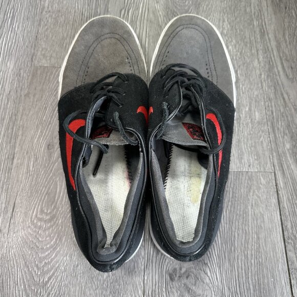 Nike Zoom Stefan Janoski Men\'s Size 11 Black Gray Skateboarding Shoes 333824-062